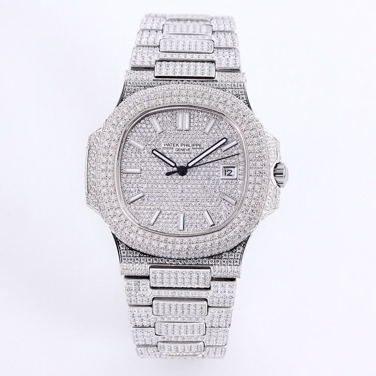 Patek Philippe Nautilus Watch a diamond-set